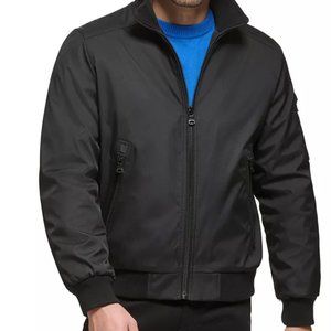 NWT Calvin Klein Men's Classic Zip-Front Ripstop Bomber Jacket Size L